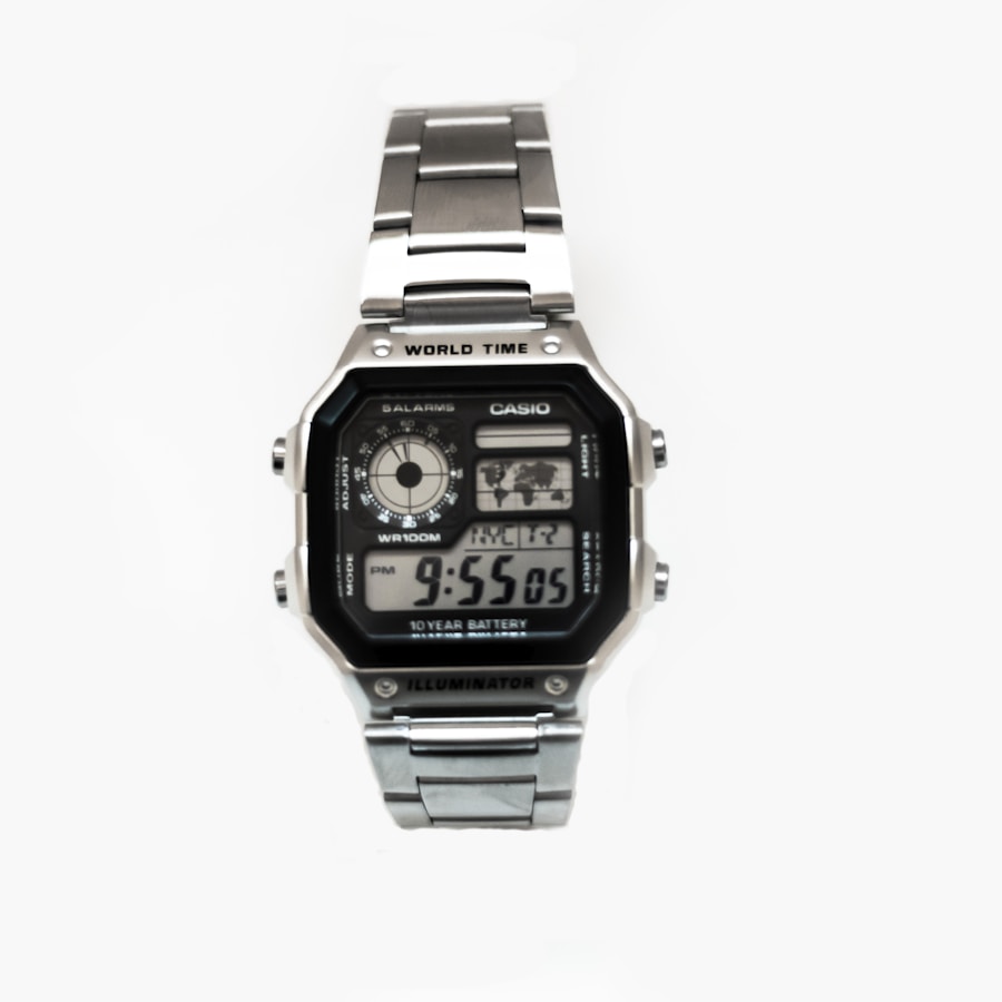 Reloj de cuarzo digital — movimiento electrónico de precisión